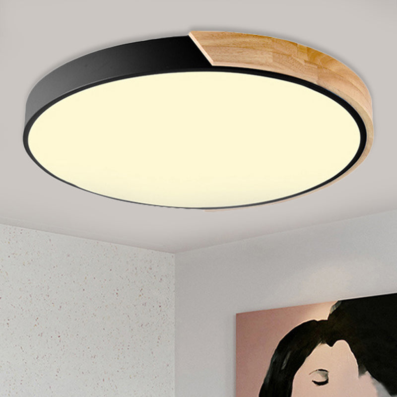 Taavita Circle Flushmount Ceiling Light Acrylic LED Ceiling Lamp for Kindergarten