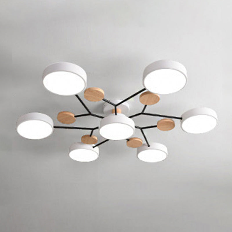 Taavita LED Acrylic Semi-Flush Mount Ceiling Fixture