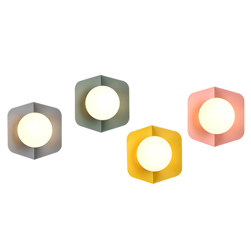 Transform Metal Candle Holder in Interior Decoration Nordic Modern Style LED Light and Art Deco Wall Lamp