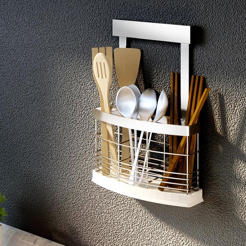Taavita Wall-Mounted Kitchen Utensil Storage Racks - 8 Unique Racks for Organizing Utensils and More