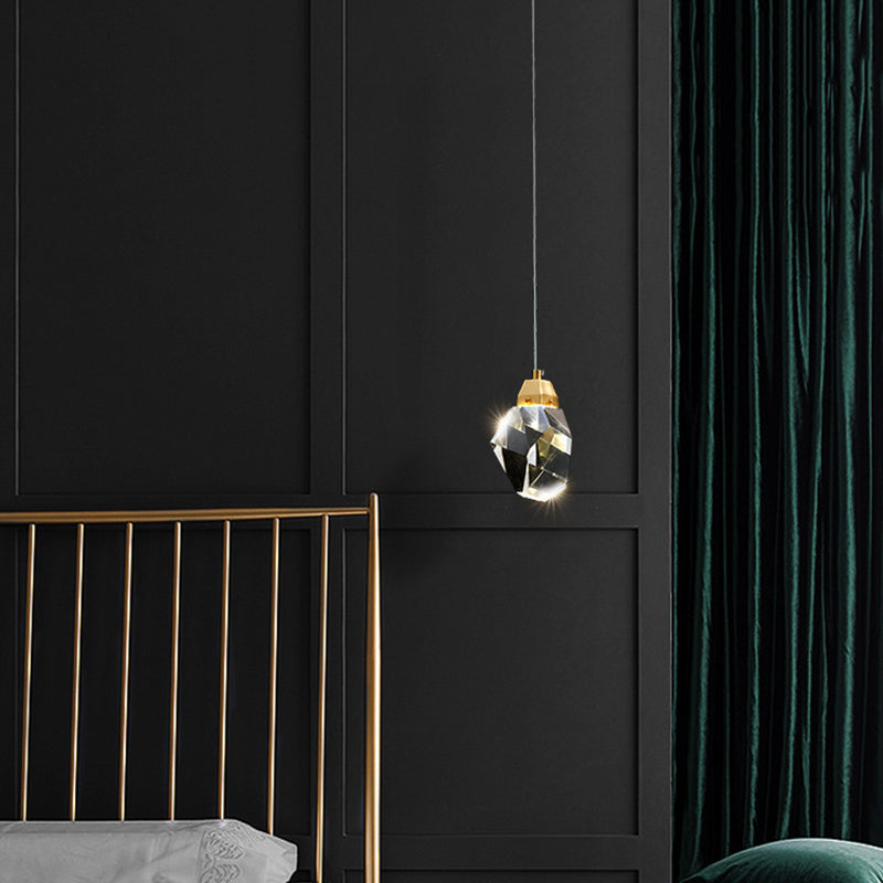 Taavita Pendant Light for Contemporary Style Downlighting in Gold-Colored Metal