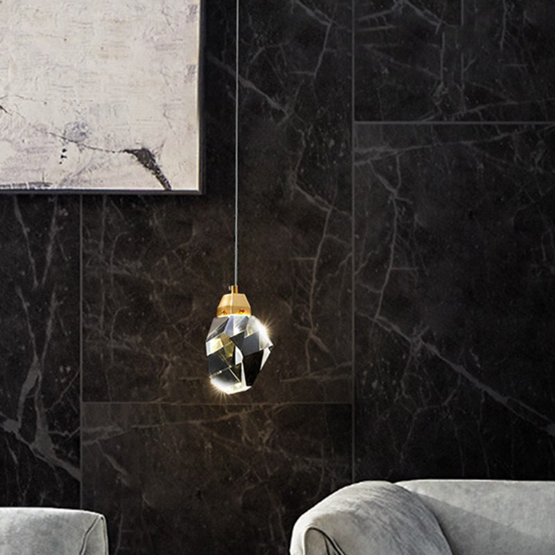 Taavita Pendant Light for Contemporary Style Downlighting in Gold-Colored Metal