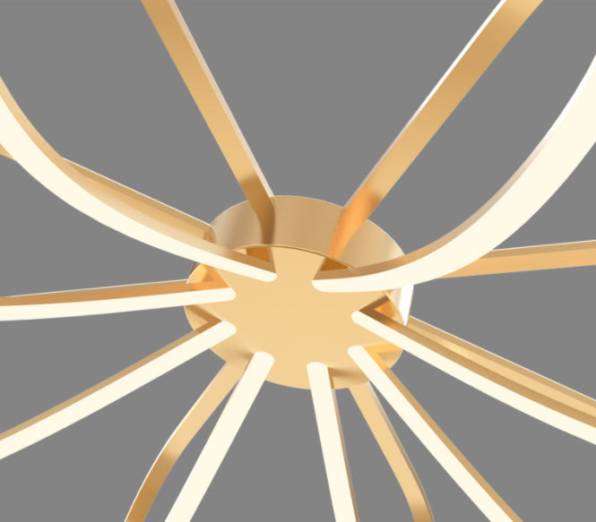 Modern LED Taavita Acrylic Flush Mount Ceiling Light Fixture