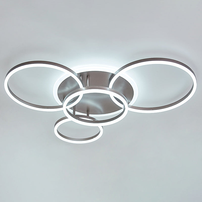 Taavita Flush Mount Light Fixtures Ultra-Contemporary Metal Ceiling Lights for Living Room
