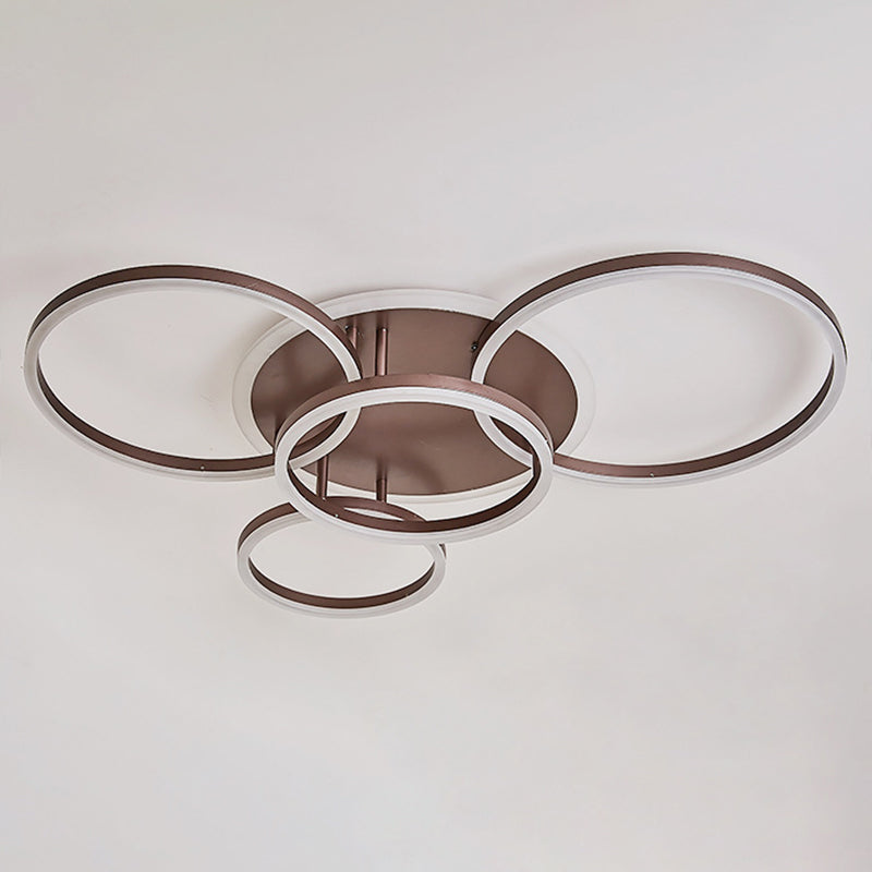 Taavita Flush Mount Light Fixtures Ultra-Contemporary Metal Ceiling Lights for Living Room