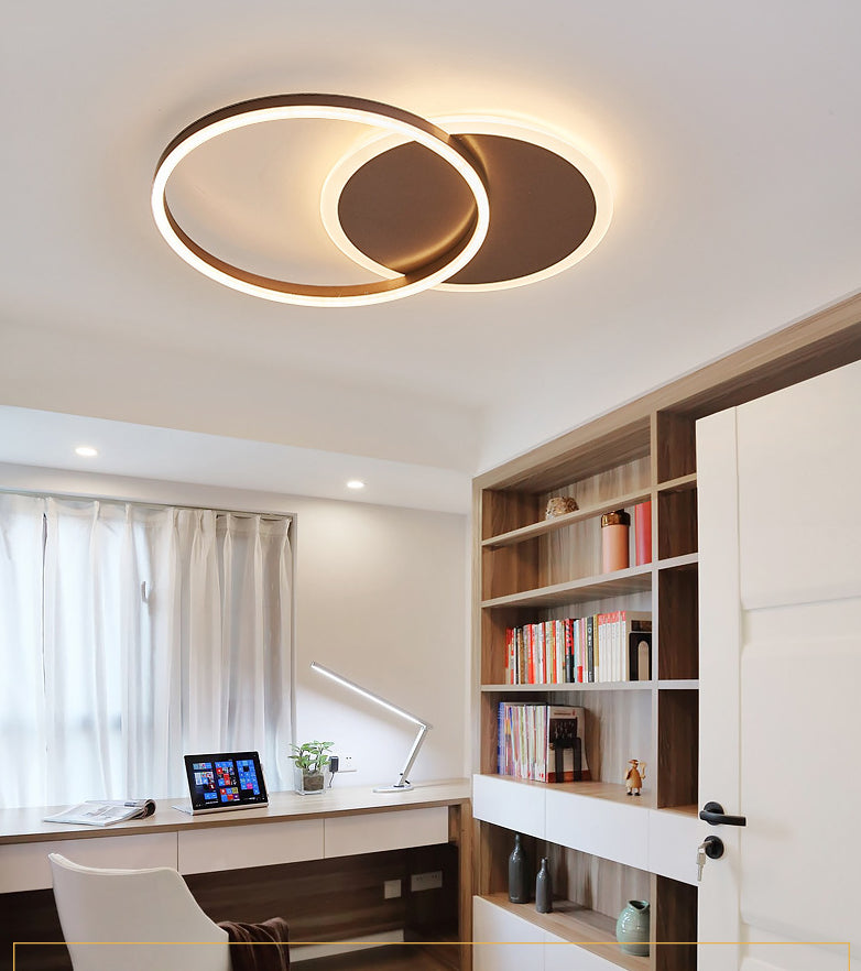Taavita Flush Mount Light Fixtures Ultra-Contemporary Metal Ceiling Lights for Living Room