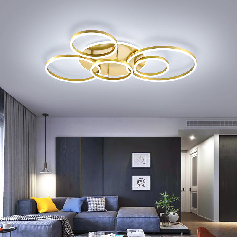 Taavita Flush Mount Light Fixtures Ultra-Contemporary Metal Ceiling Lights for Living Room