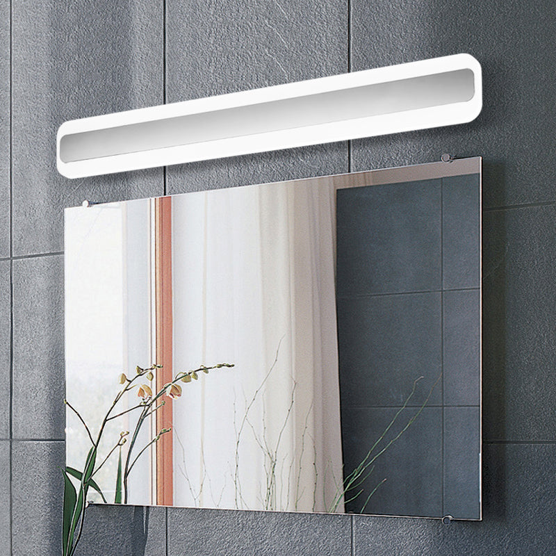 Taavita Rectangular Acrylic LED Wall Mount Light Nordic Waterproof Vanity Wall Lights for Bathroom - Modern Design, Integrated LED, Various Sizes Available