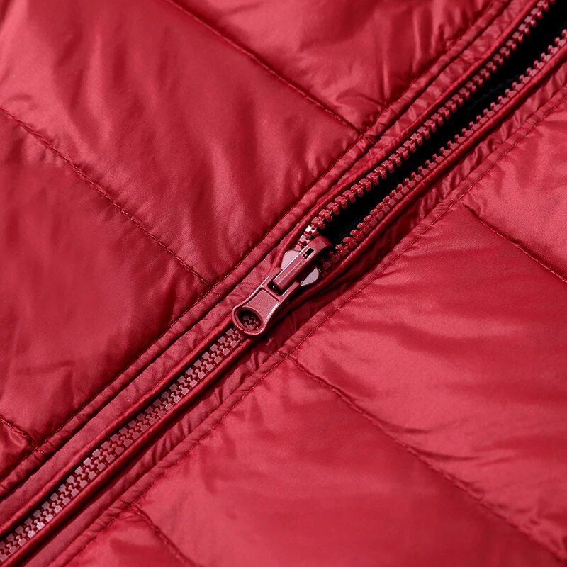 Reversible Hooded Down Jacket | Lightweight Insulated & Quilted Design | Dual-Style Versatile Warmth
