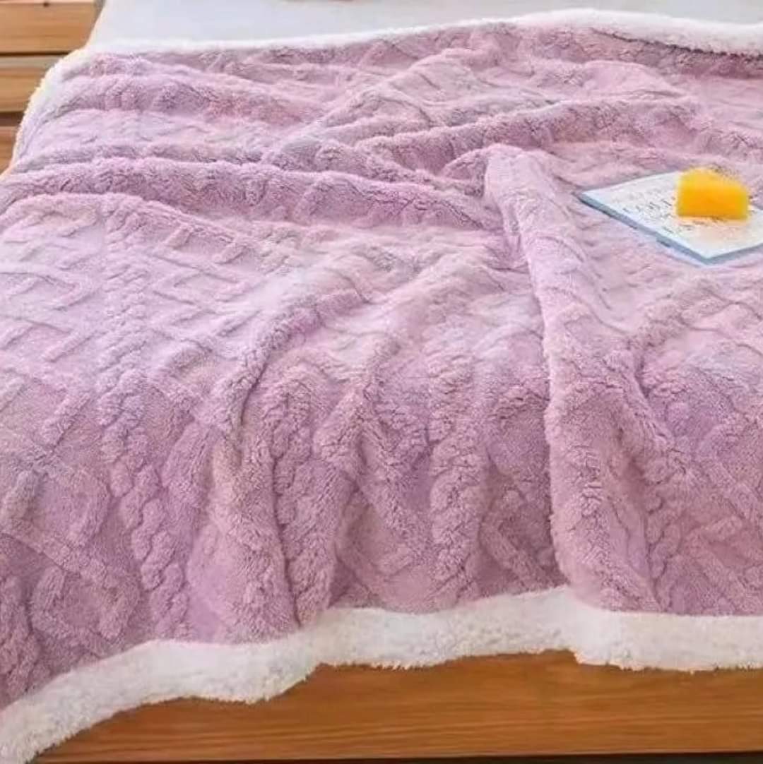 Sherpa Throw Blanket | Plush Softness | Year-Round Warmth | Machine Washable
