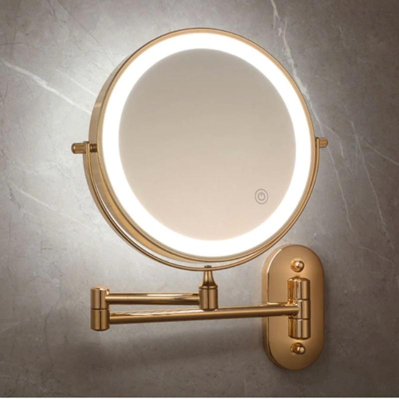 Taavita LED Rechargeable Magnifying Makeup and Bathroom Vanity Mirror