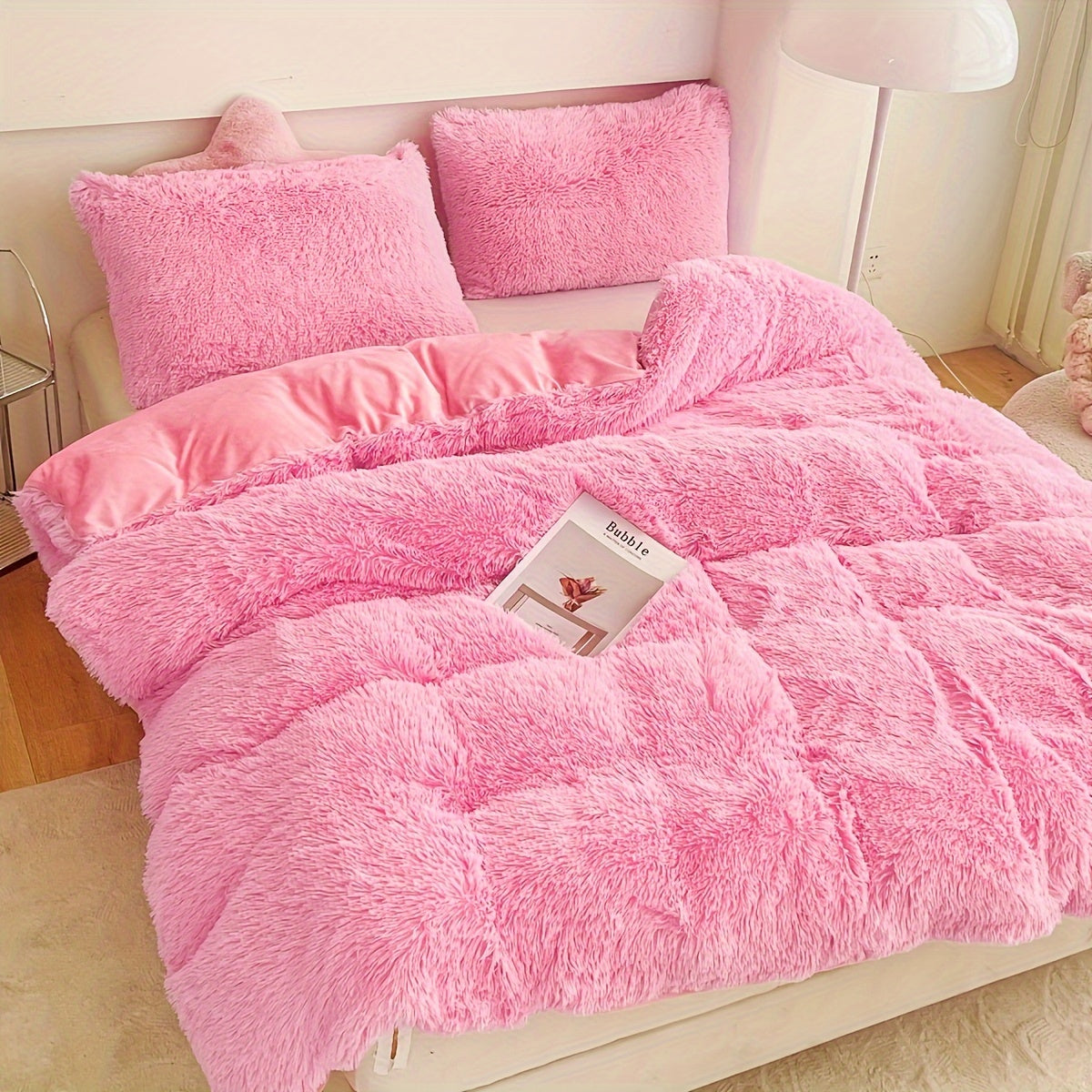 Quilt Cover Set | Plush Fabric | Ultra-Soft Cozy Comfort | Polyester