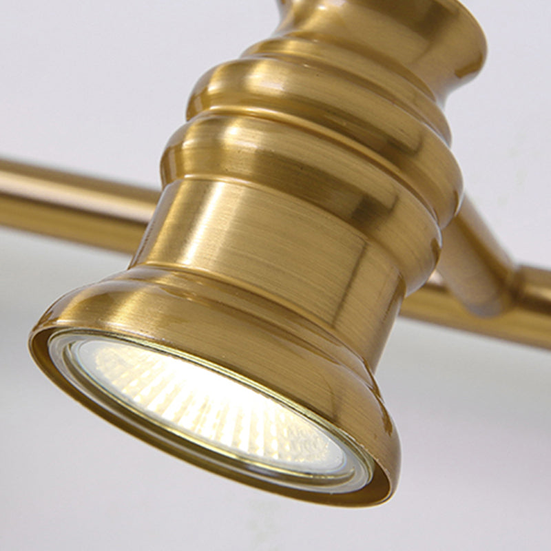 Taavita Bathroom Vanity Mirror Light Traditionalism 2/3/4-Bulb Metal Brass Wall Lamp Lighting SMD LED Warm 39 Watt max