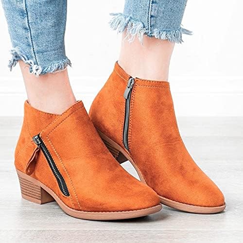 Women’s Ankle Boots | Orthopedic Support & PU Leather | Side Zipper Closure | Comfortable Fit
