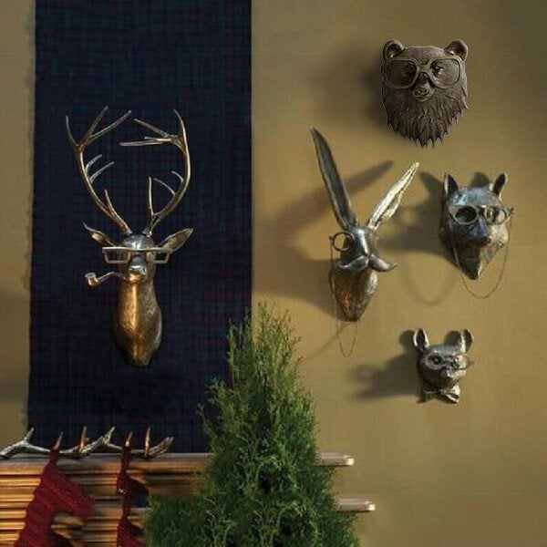 Whimsical Animal Head Wall Art for Your Home