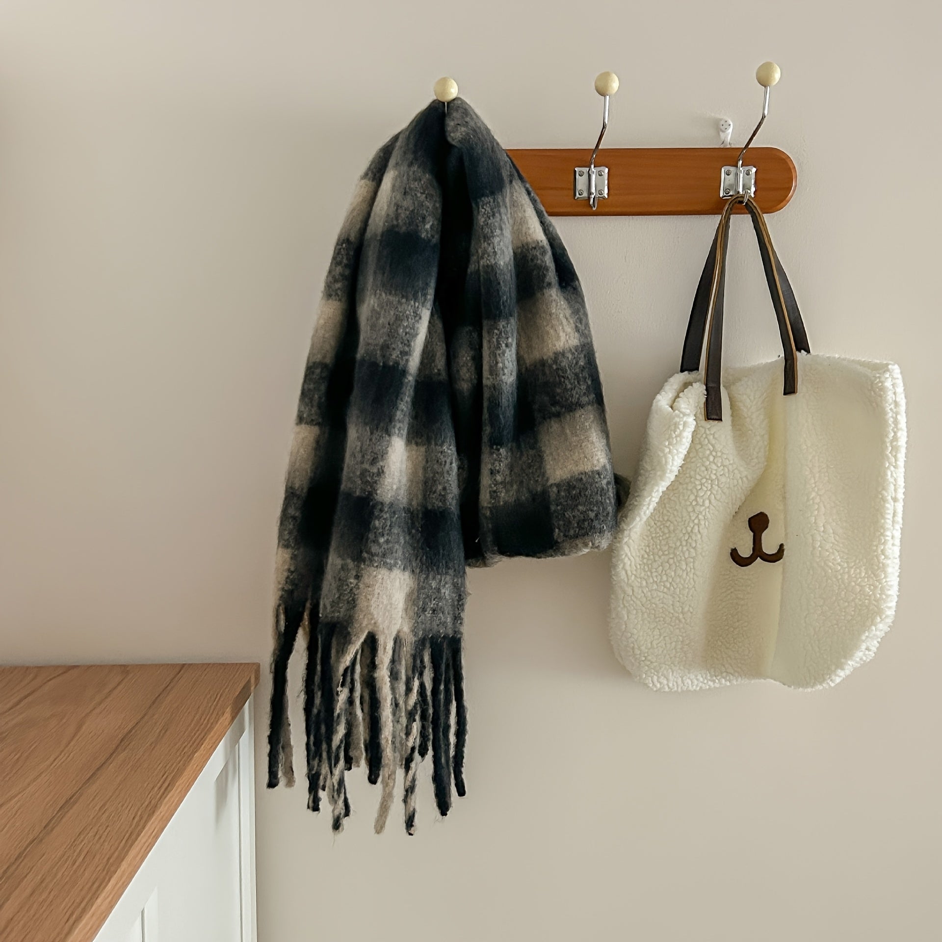 Knit Scarf | Thick Warm | Superior Cold Weather Comfort | Polyester