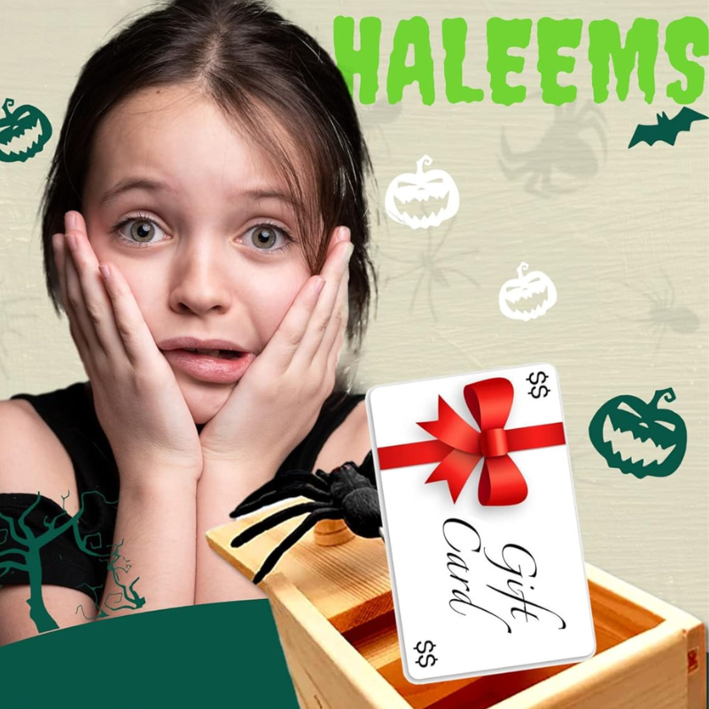Halloween Spider Prank Box with Realistic Surprise for Spooky Fun