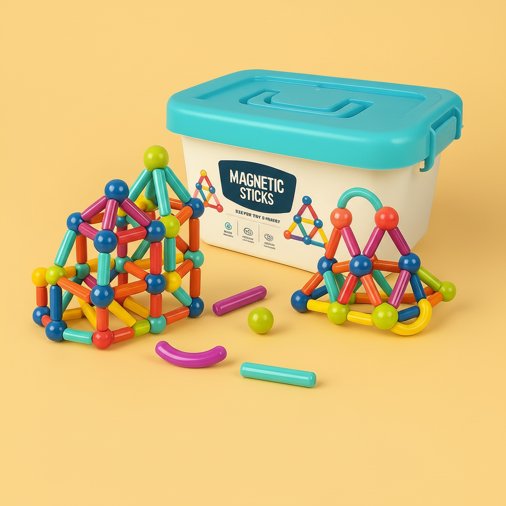 Creative Magnetic Building Set for Educational Fun