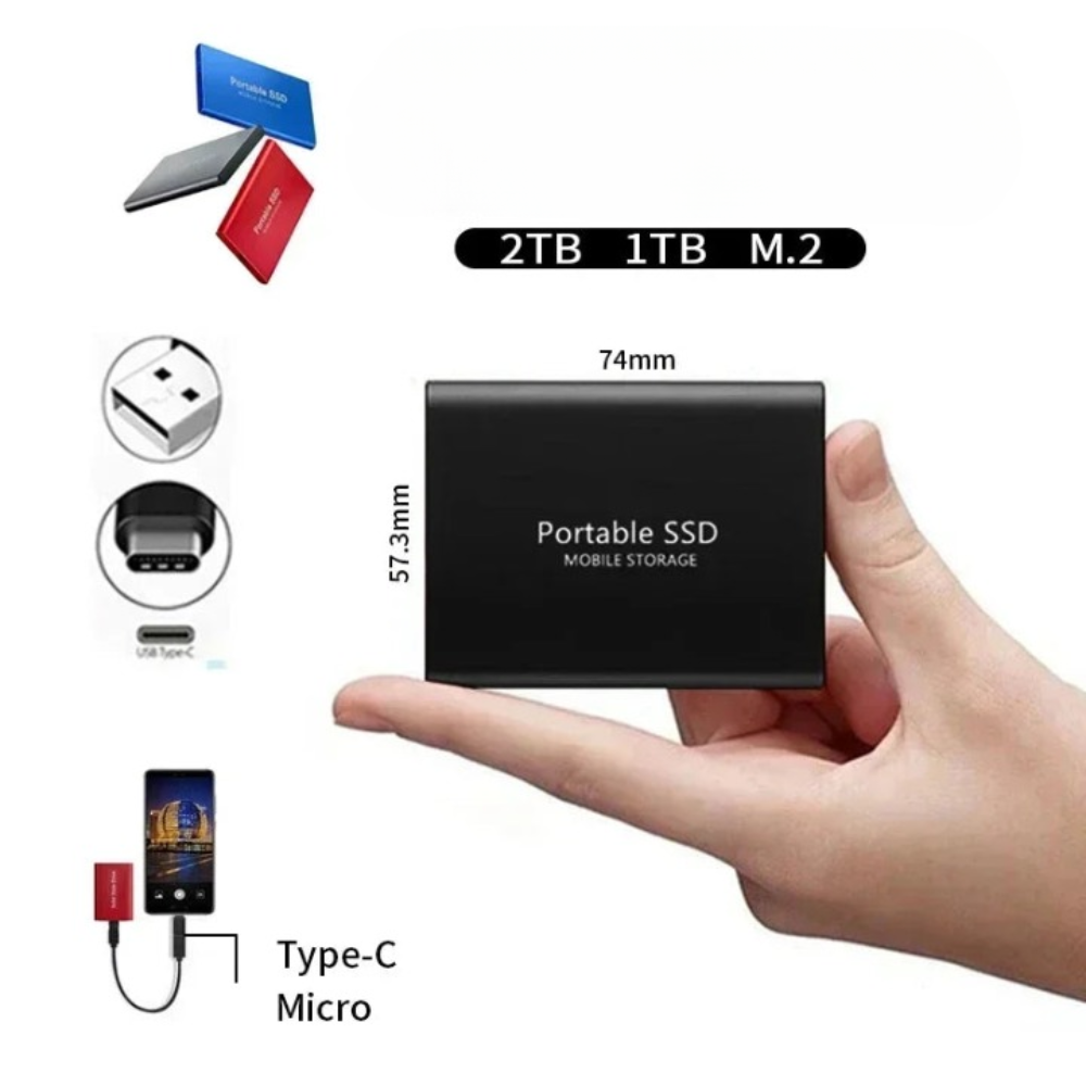 Ultra-Compact 512GB USB-C External Solid State Drive