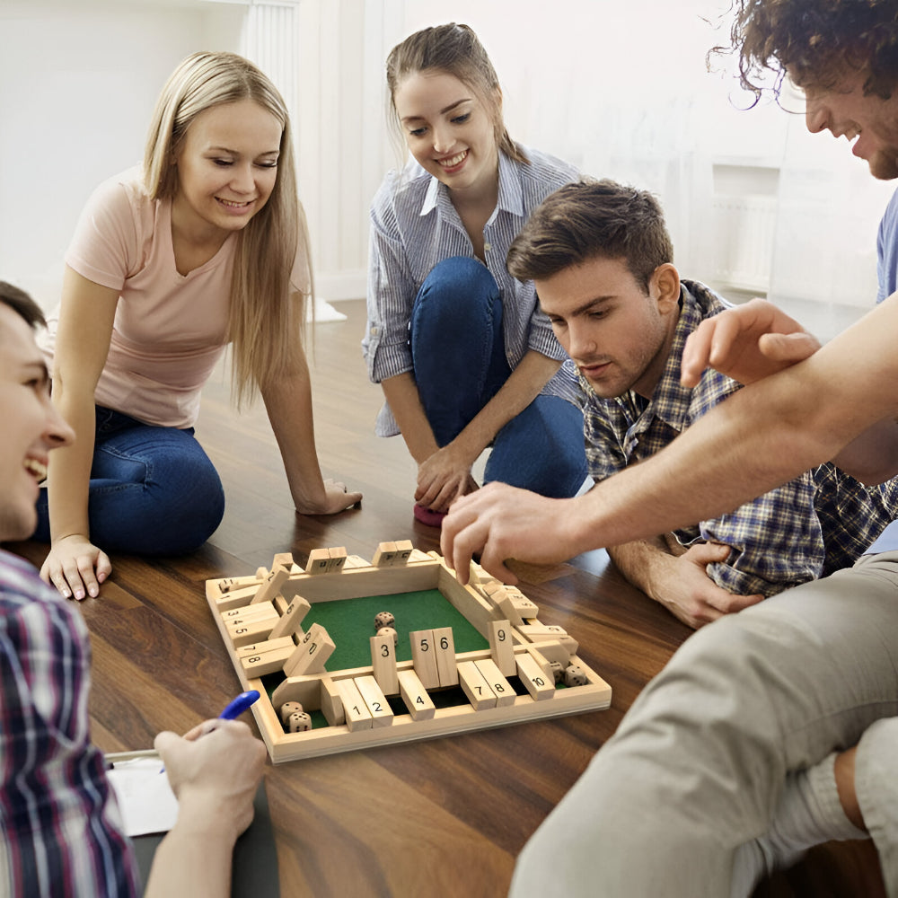 Family-Friendly Wooden Math Game for Fun Learning
