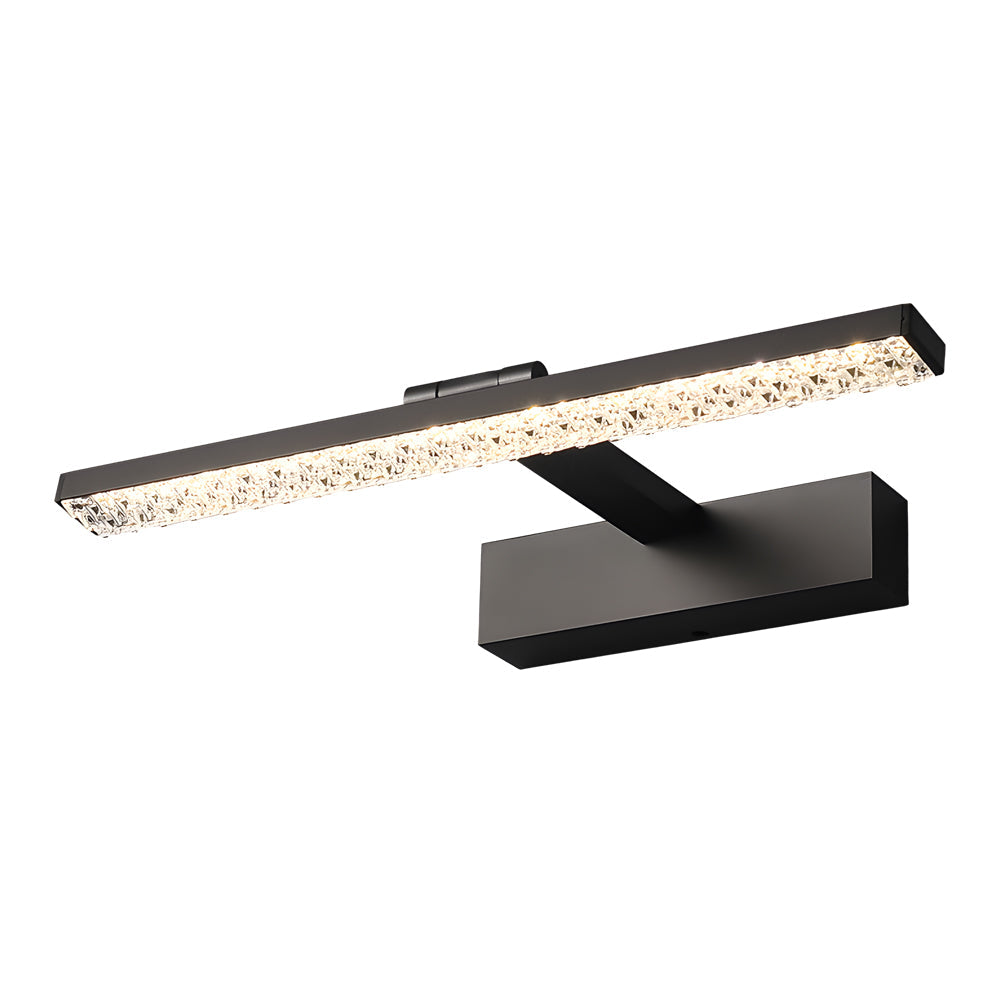 1-Light Adjustable 160° Acrylic Bar LED Vanity Lights with 3 Step Dimming