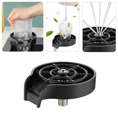 Effortless Cup and Glass Rinsing System