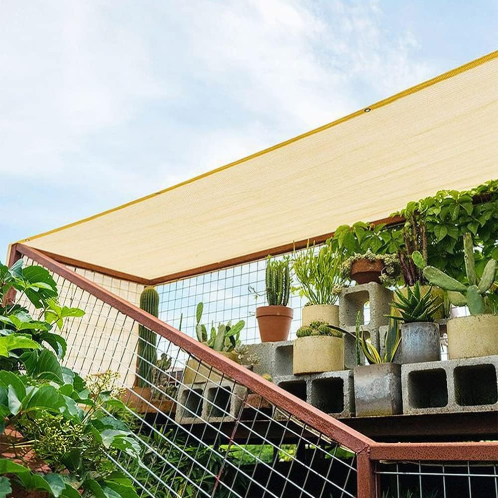 Patio Canopy Sail for Outdoor Sun Shade - Mesh Design