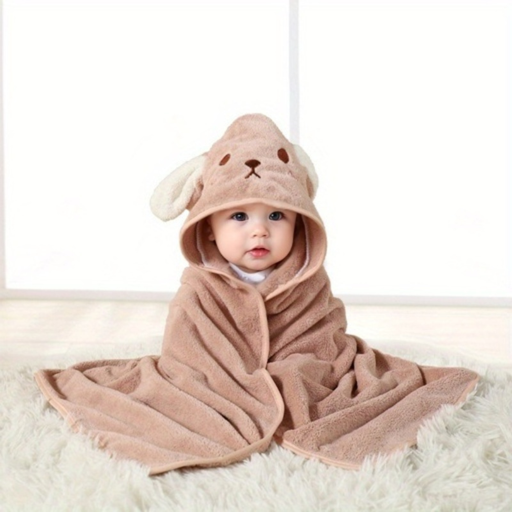 Cozy and Quick-Dry Baby Hooded Towel