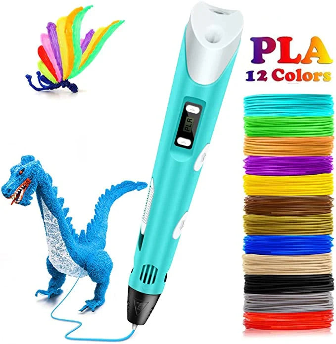 Creative 3D Drawing Pen for Kids with Eco-Friendly Filament Set