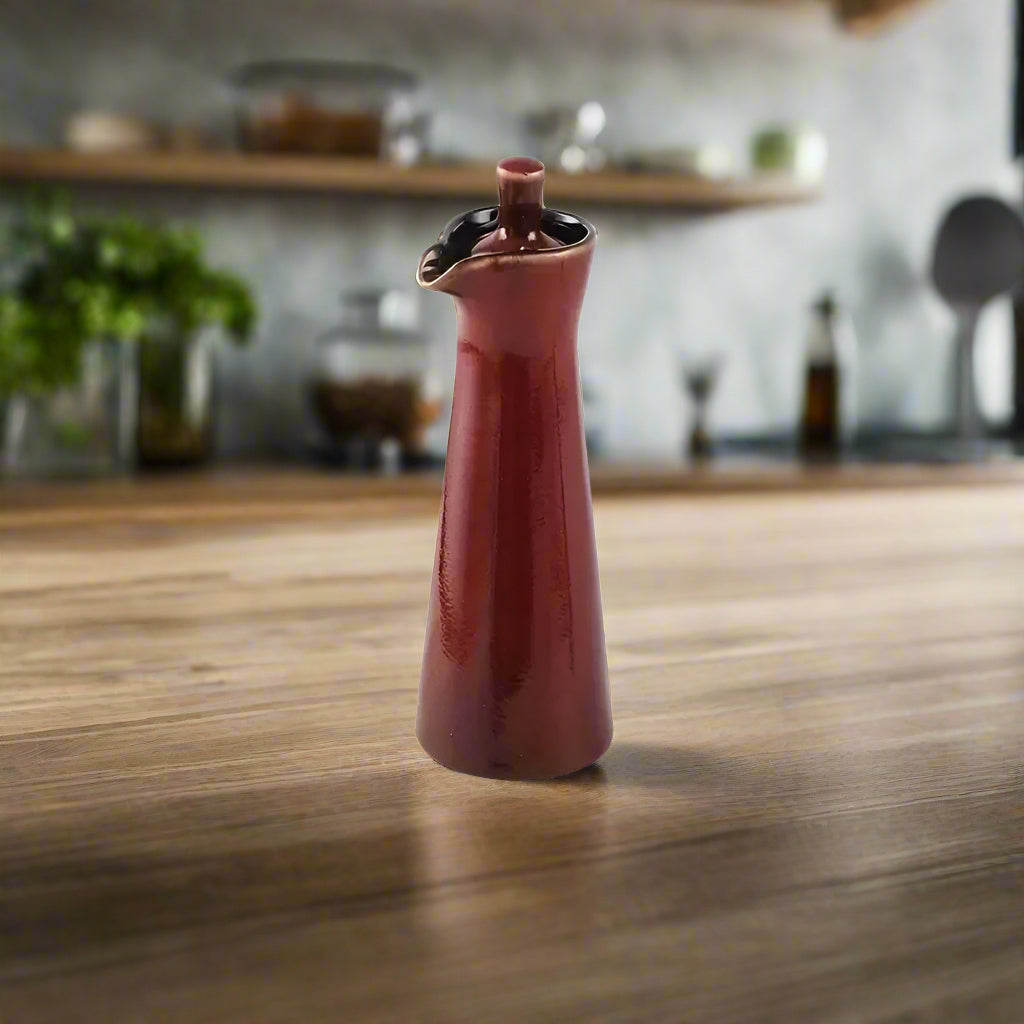 Elegant Ceramic Dispenser for Oil, Vinegar, and Sauces