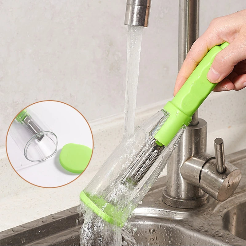 Dual-Function Peeler for Fruits and Vegetables with Storage Container