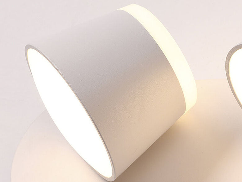 Versatile LED Wall Light with Adjustable Shade and Three Flame Settings