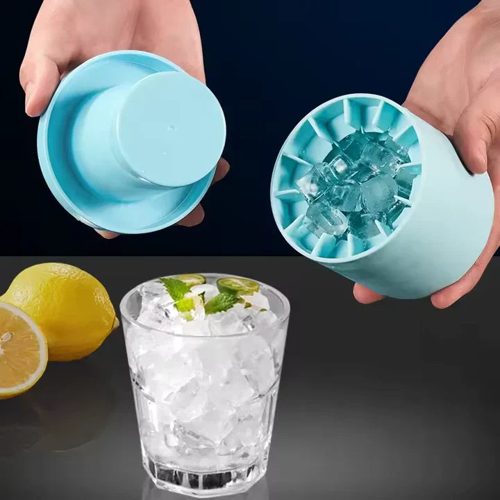 Flexible Ice Cube Mold – Makes Multiple Ice Cubes Simultaneously