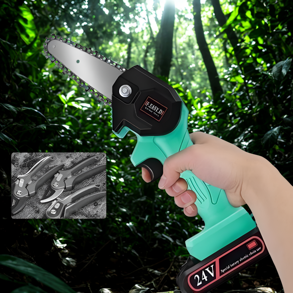 Compact Rechargeable Electric Pruner for Effortless Trimming