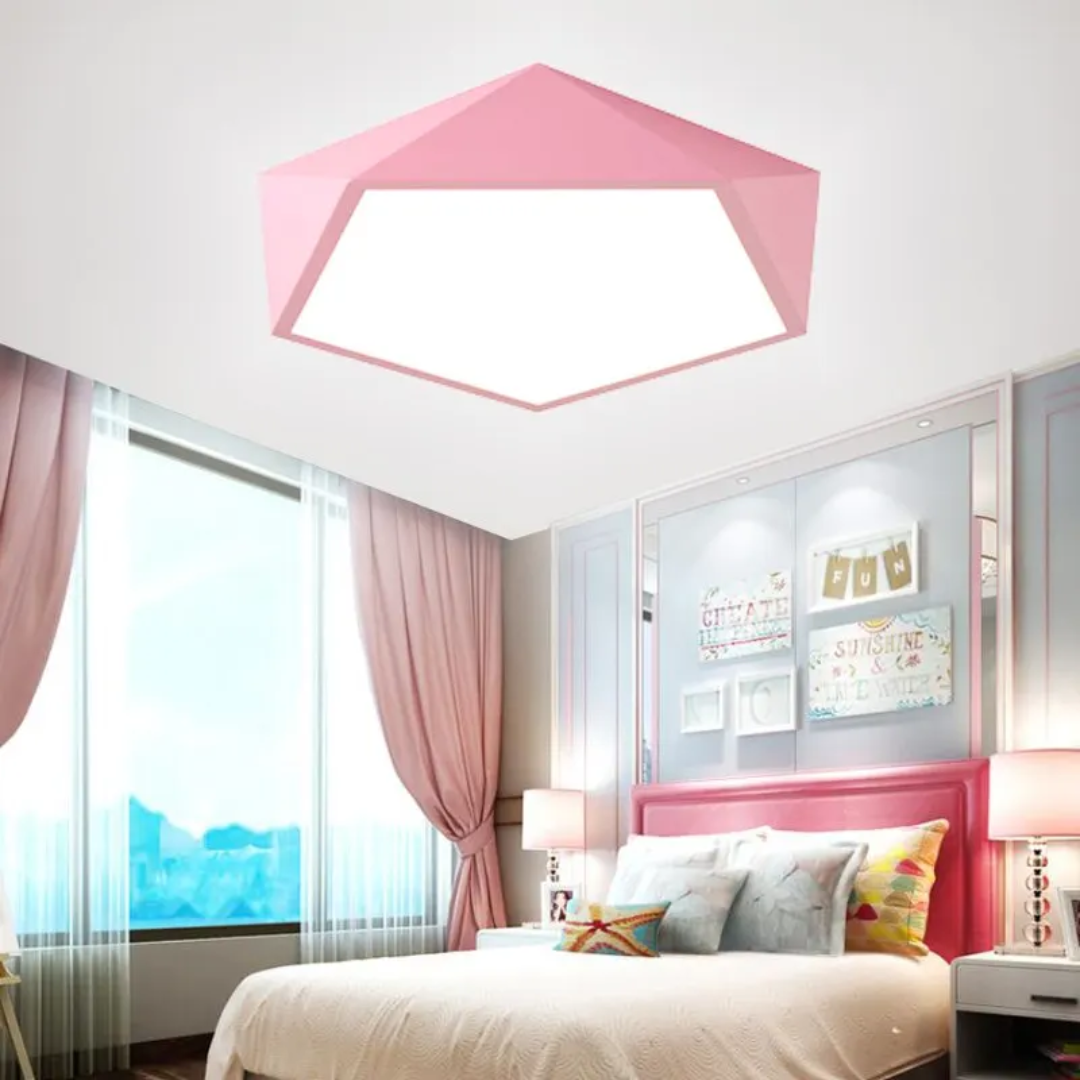 Charming LED Ceiling Fixture for Bedrooms and Playrooms