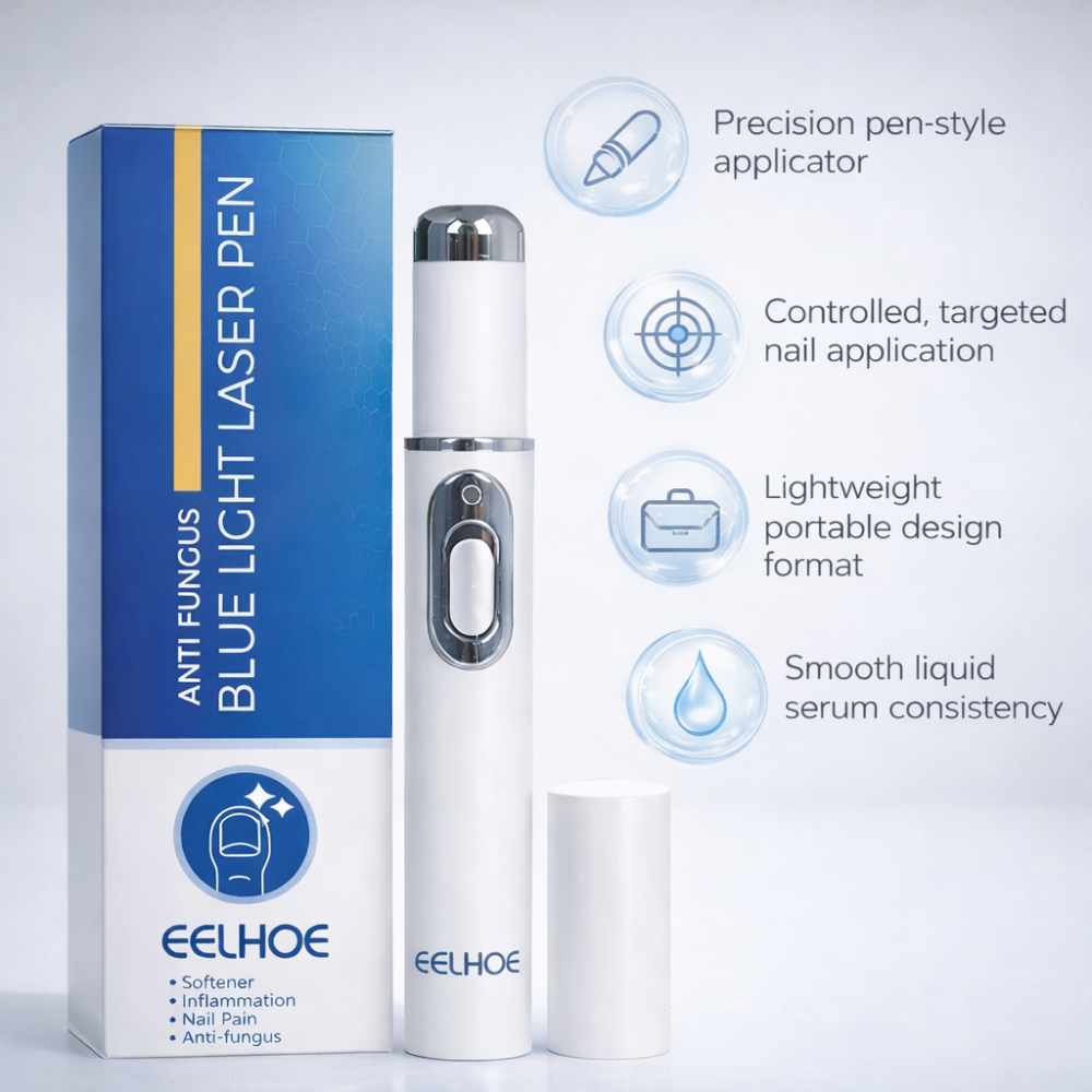 Non-Invasive Blue Light Laser Pen for Nail Fungus Treatment