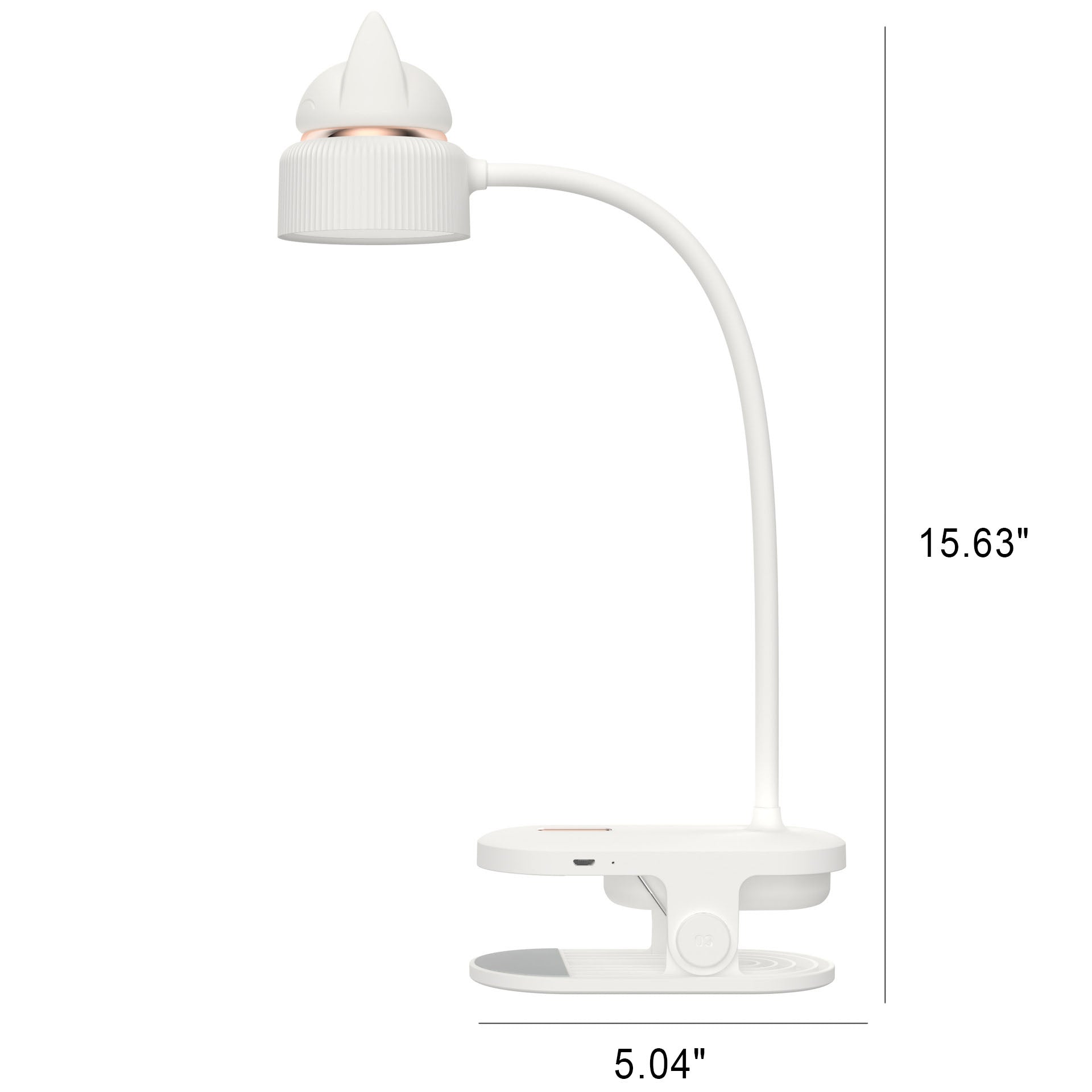 PurrfectGlow Clip-On LED Lamp for Cozy Workspaces