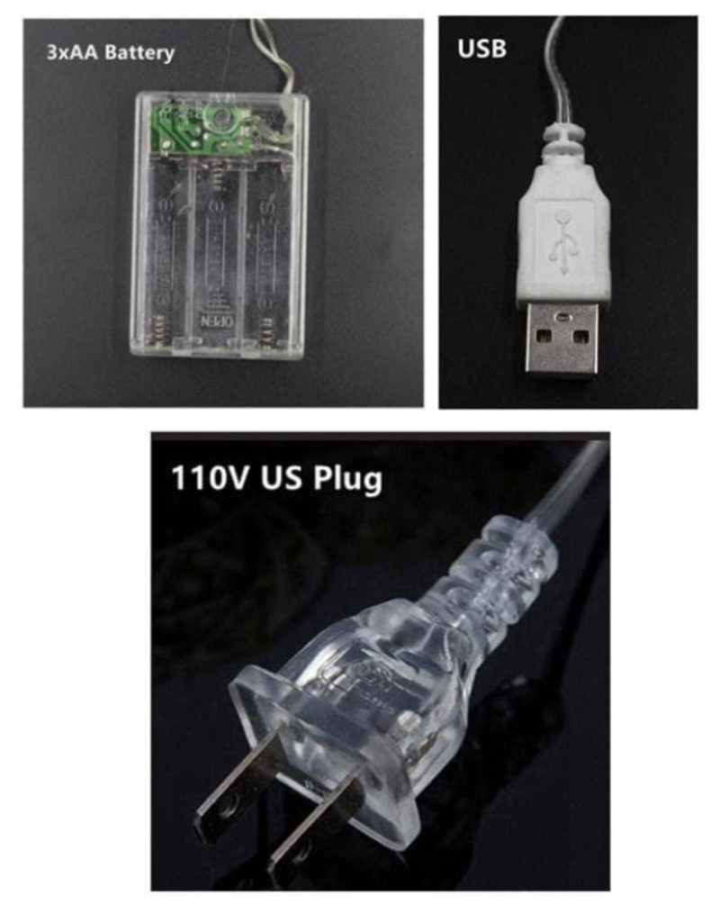 Fairy LED String Lights - 2m to 10m Battery or Plug-In Options - Warm or Cool White - Ball, Flower, Star & Snowflake Bulbs - Indoor Outdoor Decorative Twinkle Party Lights