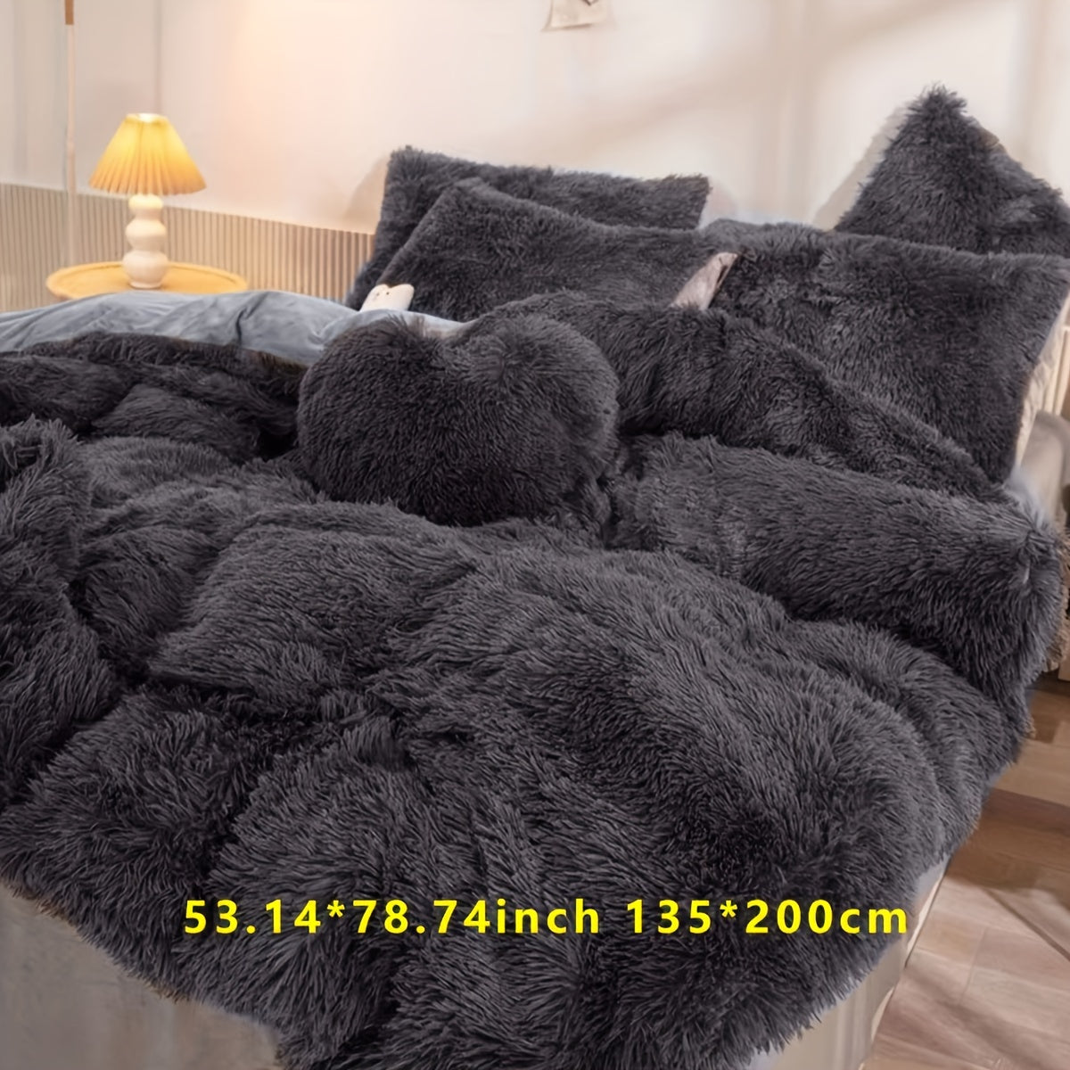 Quilt Cover Set | Plush Fabric | Ultra-Soft Cozy Comfort | Polyester