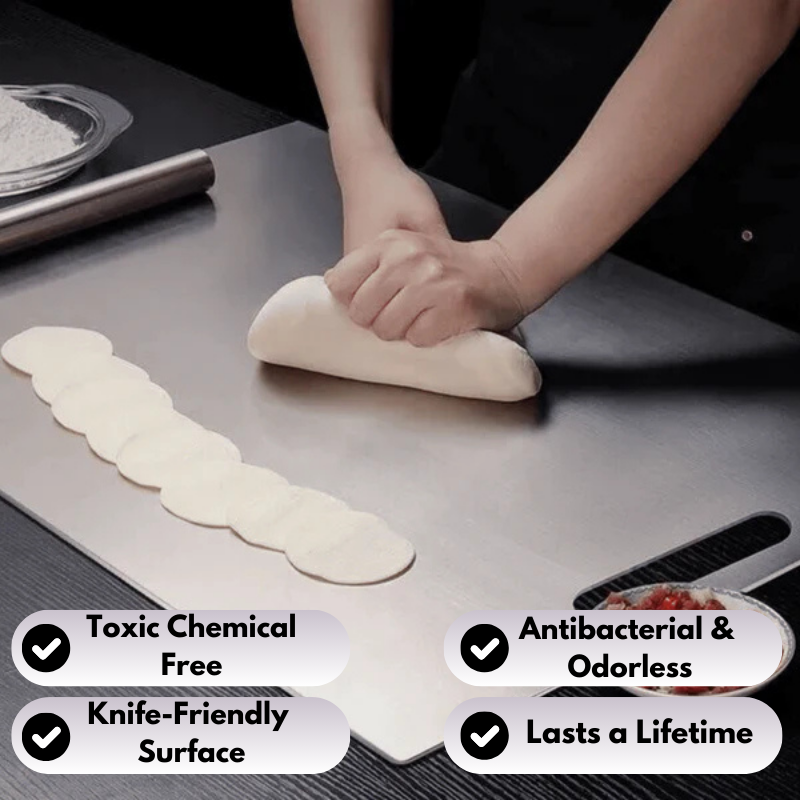 Titanio — Pure Titanium Cutting Board Lightweight & Durable Kitchen Essential