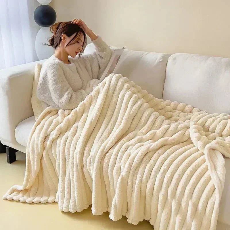Plush Maxi Blanket | Silky Soft | Cozy Warmth and Comfort | Fabric