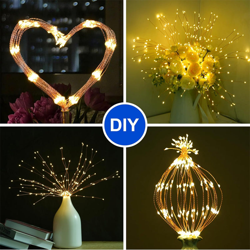 LED Outdoor Decoration Lights – Automatic Solar Fireworks
