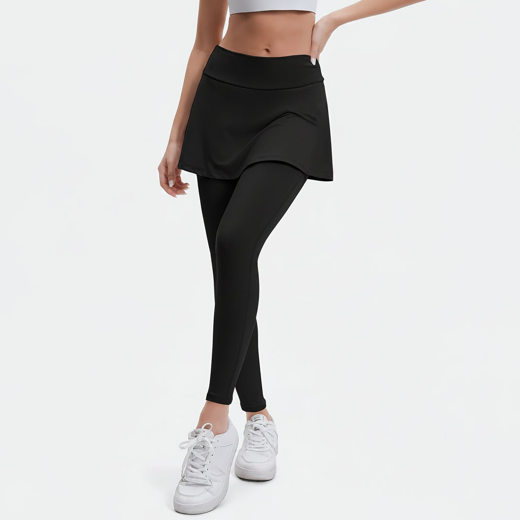 Comfort Fit High-Rise Leggings with Flared Design for Daily Use