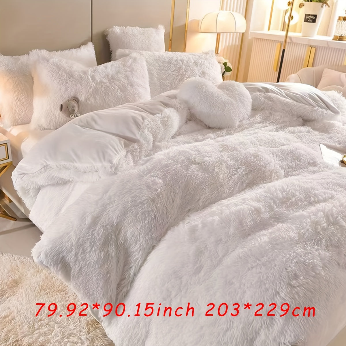 Quilt Cover Set | Plush Fabric | Ultra-Soft Cozy Comfort | Polyester