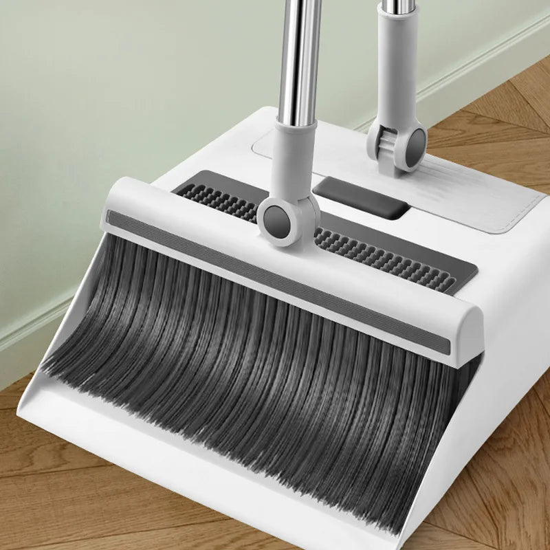 Ultimate Cleaning Trio: Broom, Brush, and Dustpan Combo