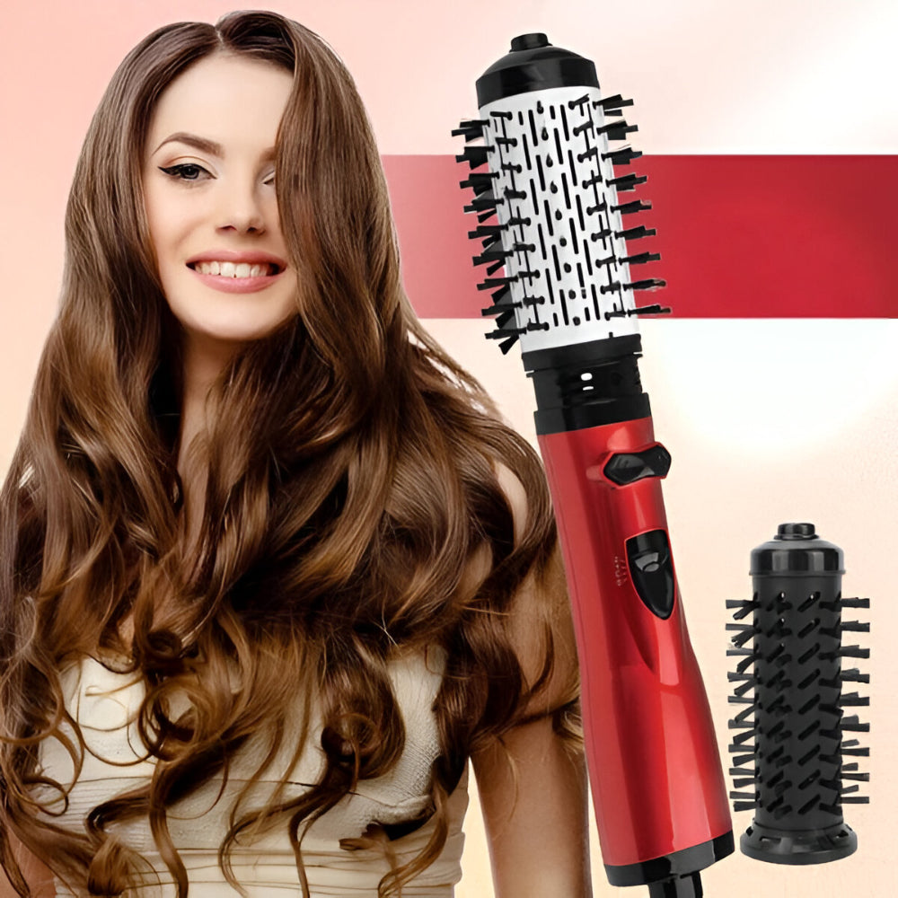Versatile 3-in-1 Rotating Hot Air Styler and Dryer Set