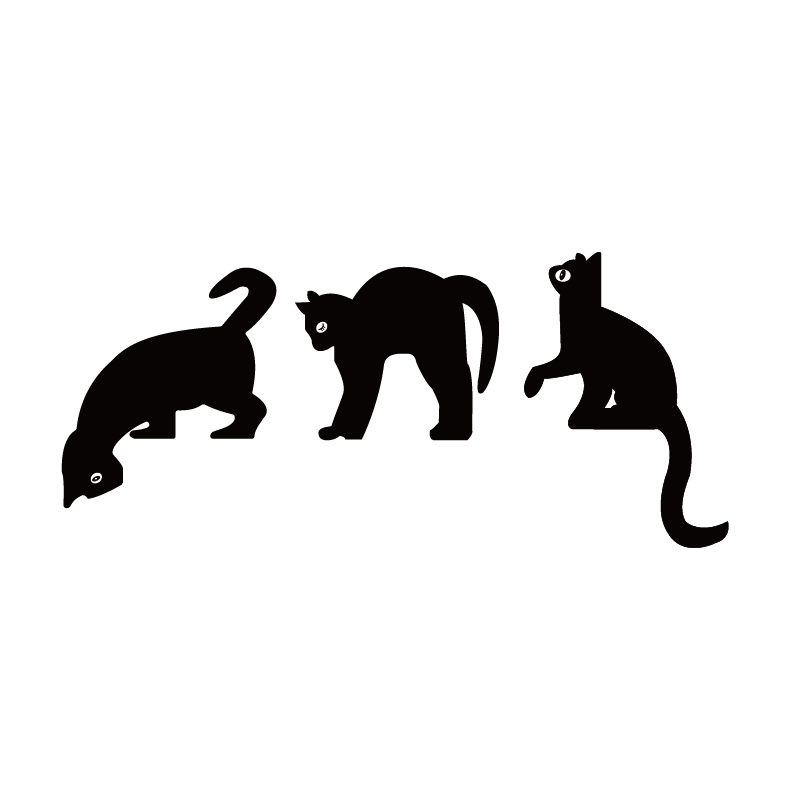 Rustic Wooden Black Cat Halloween Decorations – Spooky Door Silhouettes