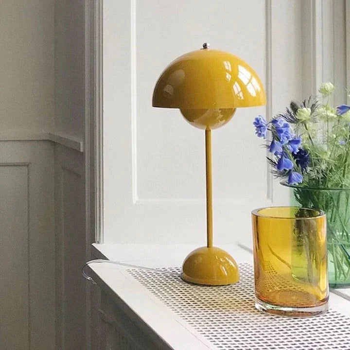 Orbin Table Lamp — Modern Mushroom Light with Adjustable Brightness