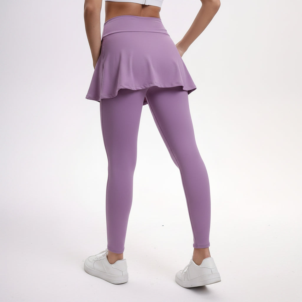 Comfort Fit High-Rise Leggings with Flared Design for Daily Use
