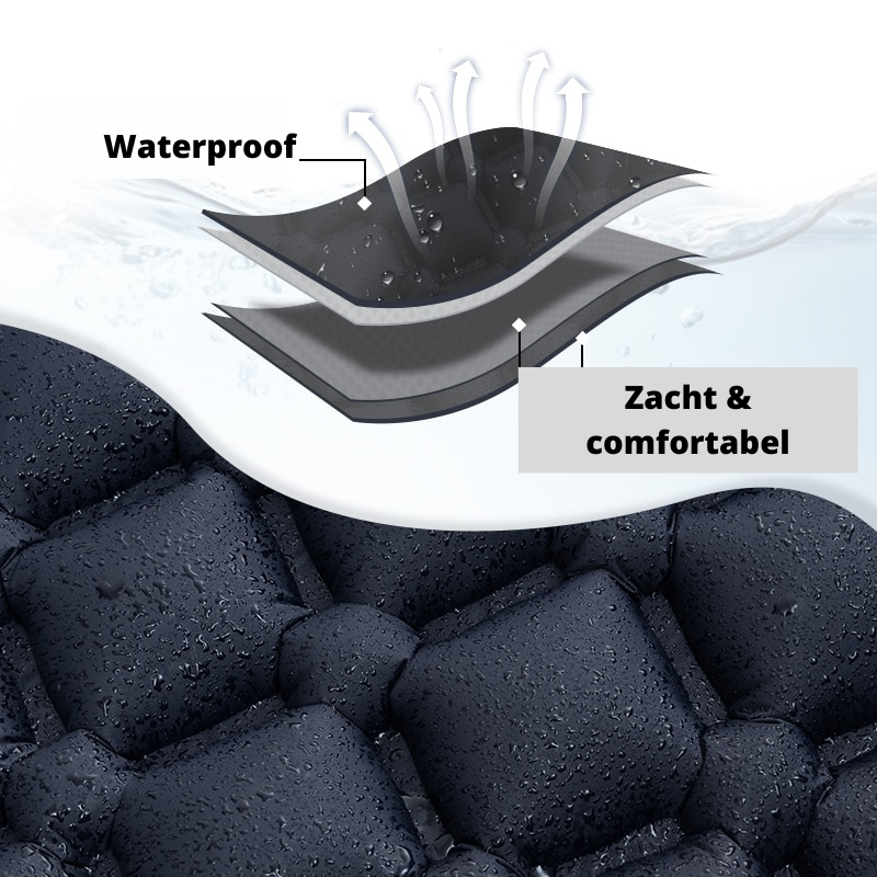 Lightweight Waterproof Inflatable Sleeping Pad with Pillow – Compact Design